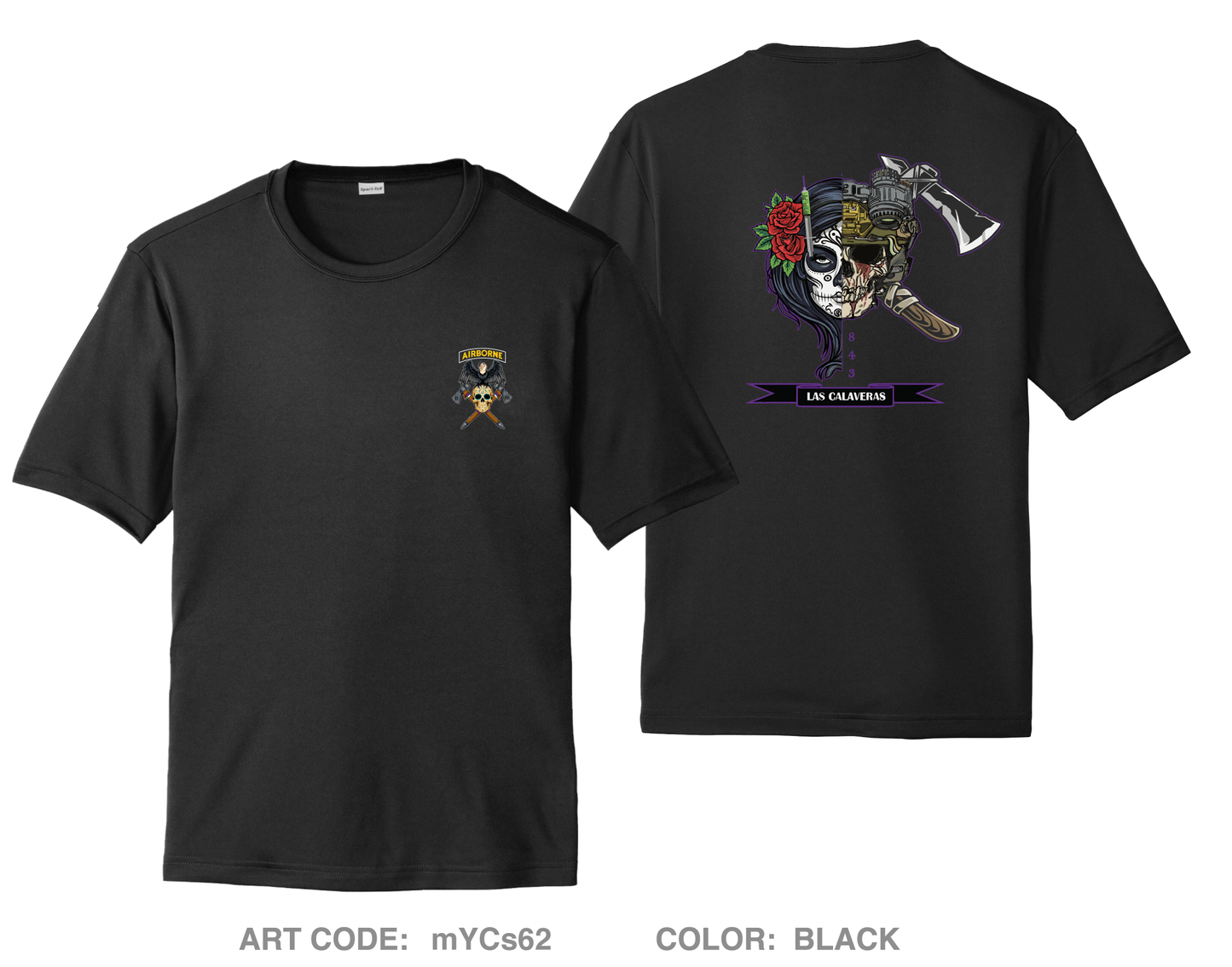 D Co 98th CA BN (SO) (A) Hi-Tech Performance Unisex SS Tee - mYCs62
