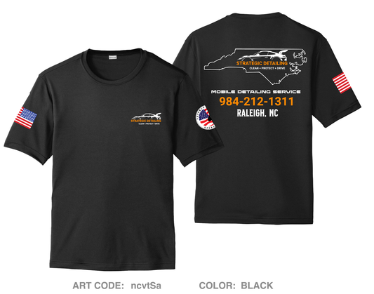 Strategic Detailing Hi-Tech Performance Unisex SS Tee - ncvtSa