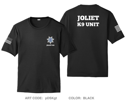 Joliet Police K9 Unit Hi-Tech Performance Unisex SS Tee - pDSKgt