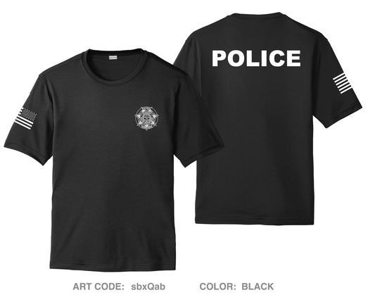 Gadsden Police Hi-Tech Performance Unisex SS Tee - sbxQab