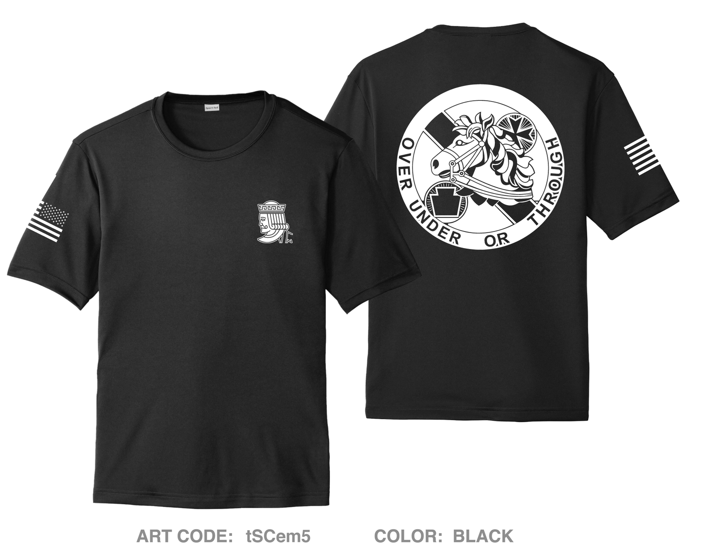 1-104th CAV, B TRP Hi-Tech Performance Unisex SS Tee - tSCem5