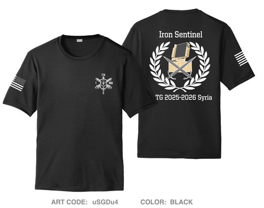 C BTRY 1-174 ADA Hi-Tech Performance Unisex SS Tee - uSGDu4