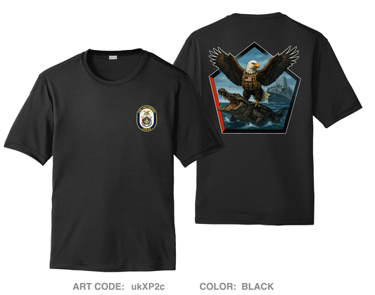 USS ARLINGTON Hi-Tech Performance Unisex SS Tee - ukXP2c