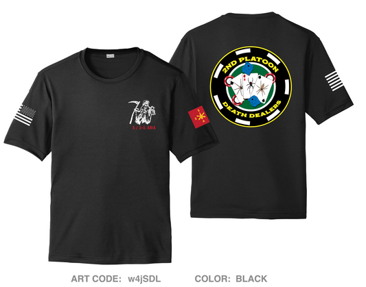 2nd Platoon Death Dealers A 5-5  Hi-Tech Performance Unisex SS Tee - w4jSDL