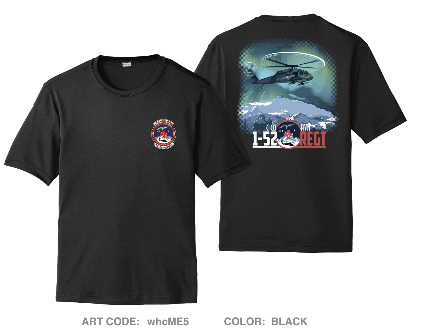 C Co 1-52nd Avn Regt Hi-Tech Performance Unisex SS Tee - whcME5