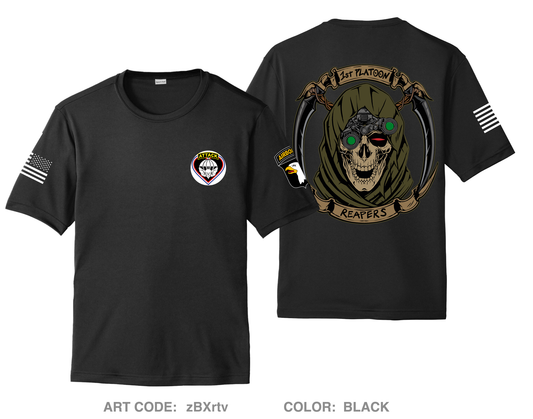 1st PLT Attack 2-502 Hi-Tech Performance Unisex SS Tee - zBXrtv