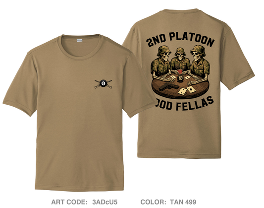 2nd platoon Blackout Hi-Tech Performance Unisex SS Tee - 3ADcU5