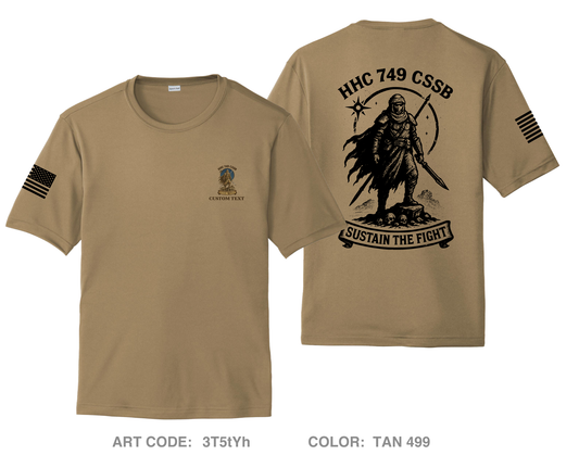 HHC, 749 CSSB Fundraising Collection Hi-Tech Performance Unisex SS Tee - 3T5tYh
