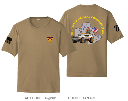 3D Theater Medical Command (FWD) Hi-Tech Performance Unisex SS Tee - 42gb62