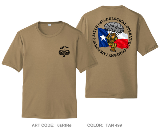 345th Psychological Operations Company (Airborne) Hi-Tech Performance Unisex SS Tee - 6sRfRe