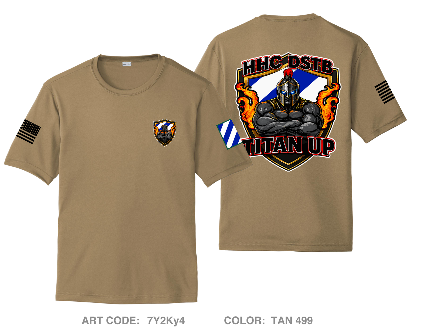 HHC, DSTB, 3DSB Hi-Tech Performance Unisex SS Tee - 7Y2Ky4