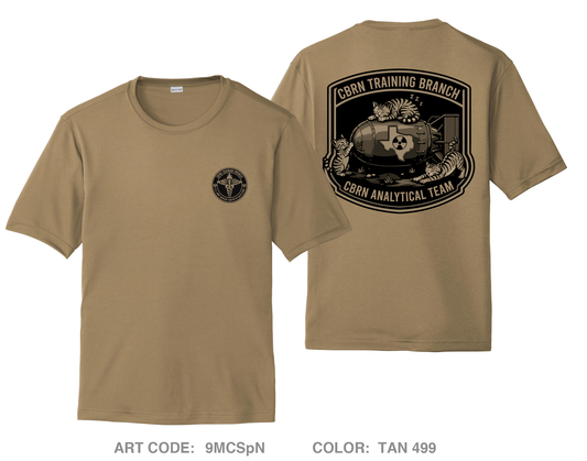 CBRN Training Branch Hi-Tech Performance Unisex SS Tee - 9MCSpN