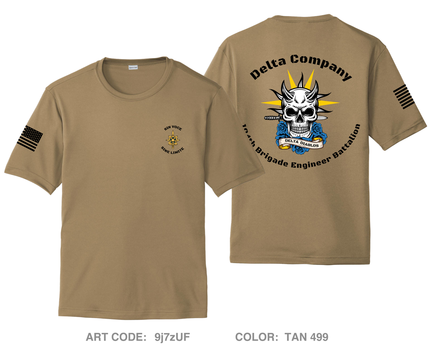 D. Co 104th BEB Hi-Tech Performance Unisex SS Tee - 9j7zUF