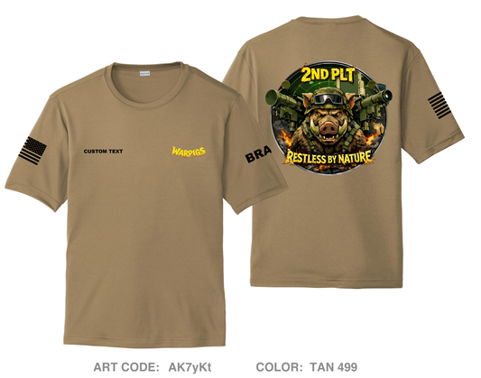 CUSTOM Bravo 1-57 ADAR Hi-Tech Performance Unisex SS Tee - AK7yKt