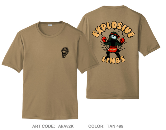 Explodive Limbs Muay Thai Hi-Tech Performance Unisex SS Tee - AkAv2K