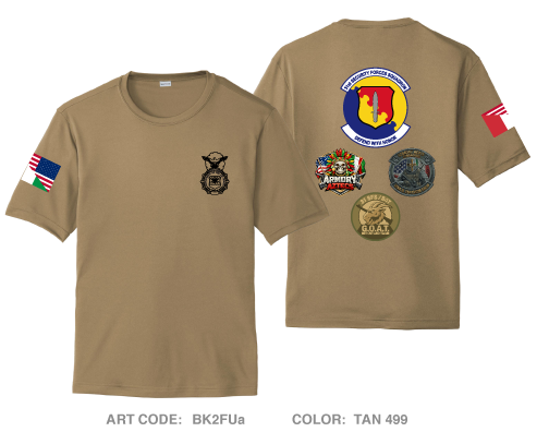 31st SFS/S4 Hi-Tech Performance Unisex SS Tee - BK2FUa
