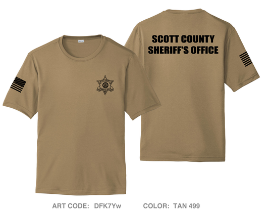 Scott County Sheriff's Office Hi-Tech Performance Unisex SS Tee - DFK7Yw