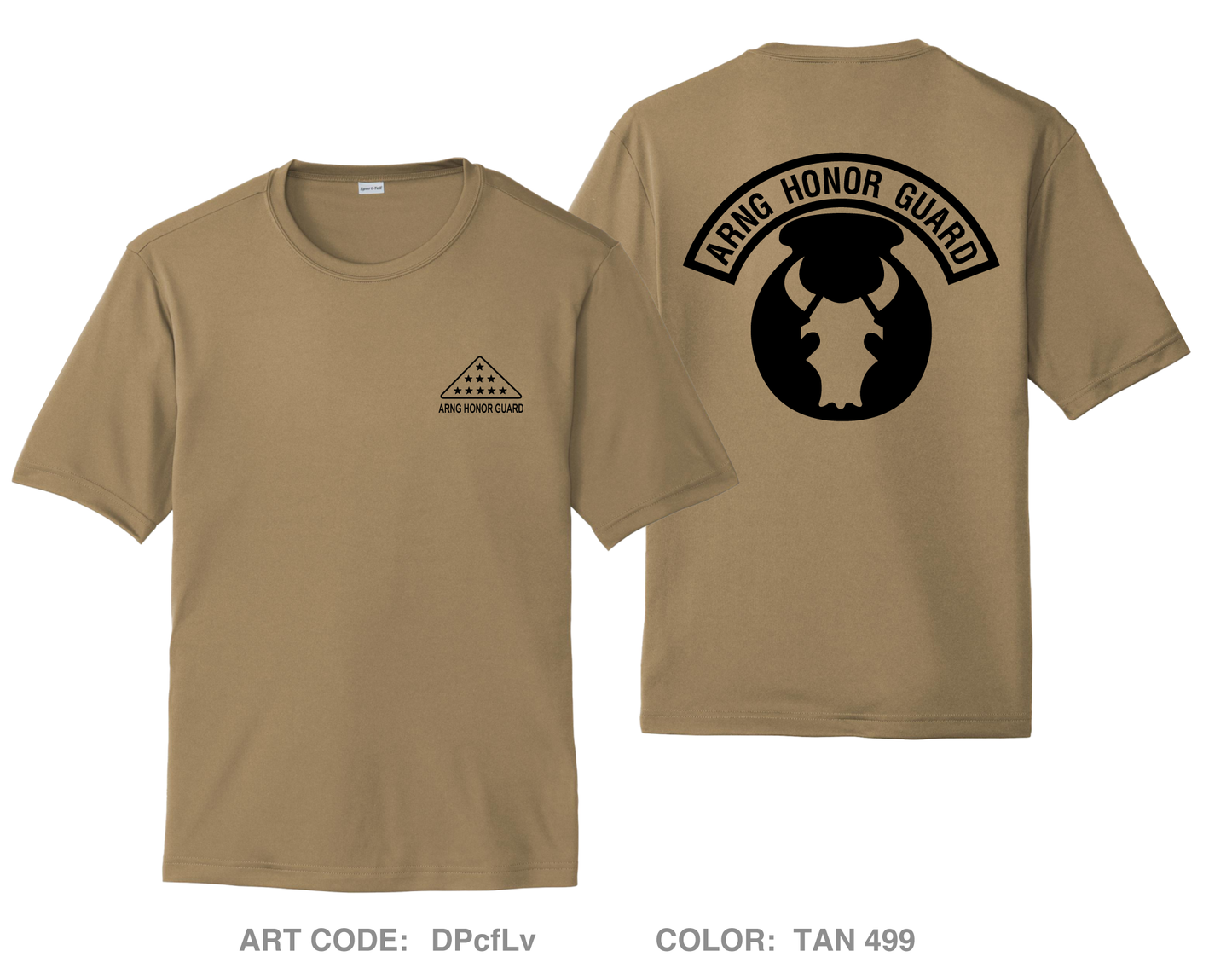 Iowa Funeral Honors Hi-Tech Performance Unisex SS Tee - DPcfLv