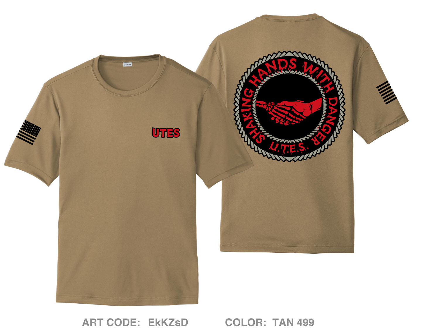UTES Hi-Tech Performance Unisex SS Tee - EkKZsD