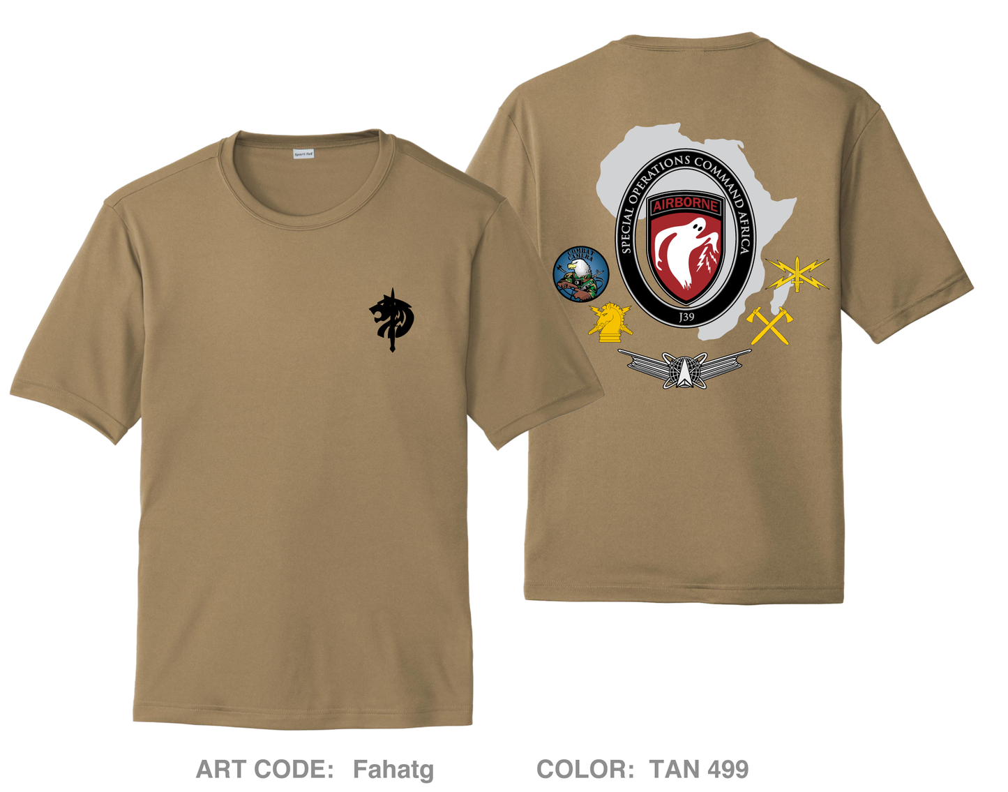 J39 SOCAF Hi-Tech Performance Unisex SS Tee - Fahatg