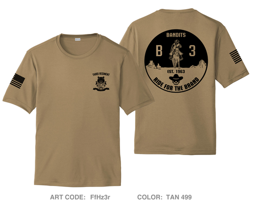 USCC B3 Fundraising Collection Hi-Tech Performance Unisex SS Tee - FfHz3r