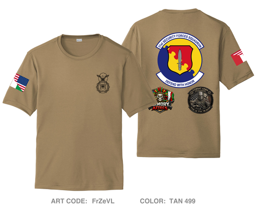 31st SFS/S4 Hi-Tech Performance Unisex SS Tee - FrZeVL