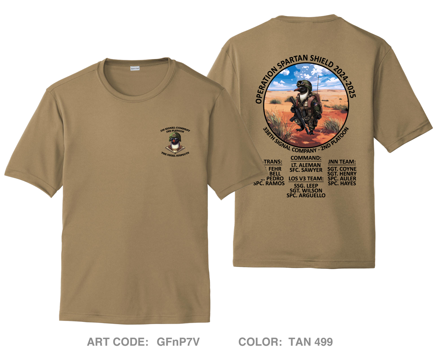 338th Signal Company Hi-Tech Performance Unisex SS Tee - GFnP7V