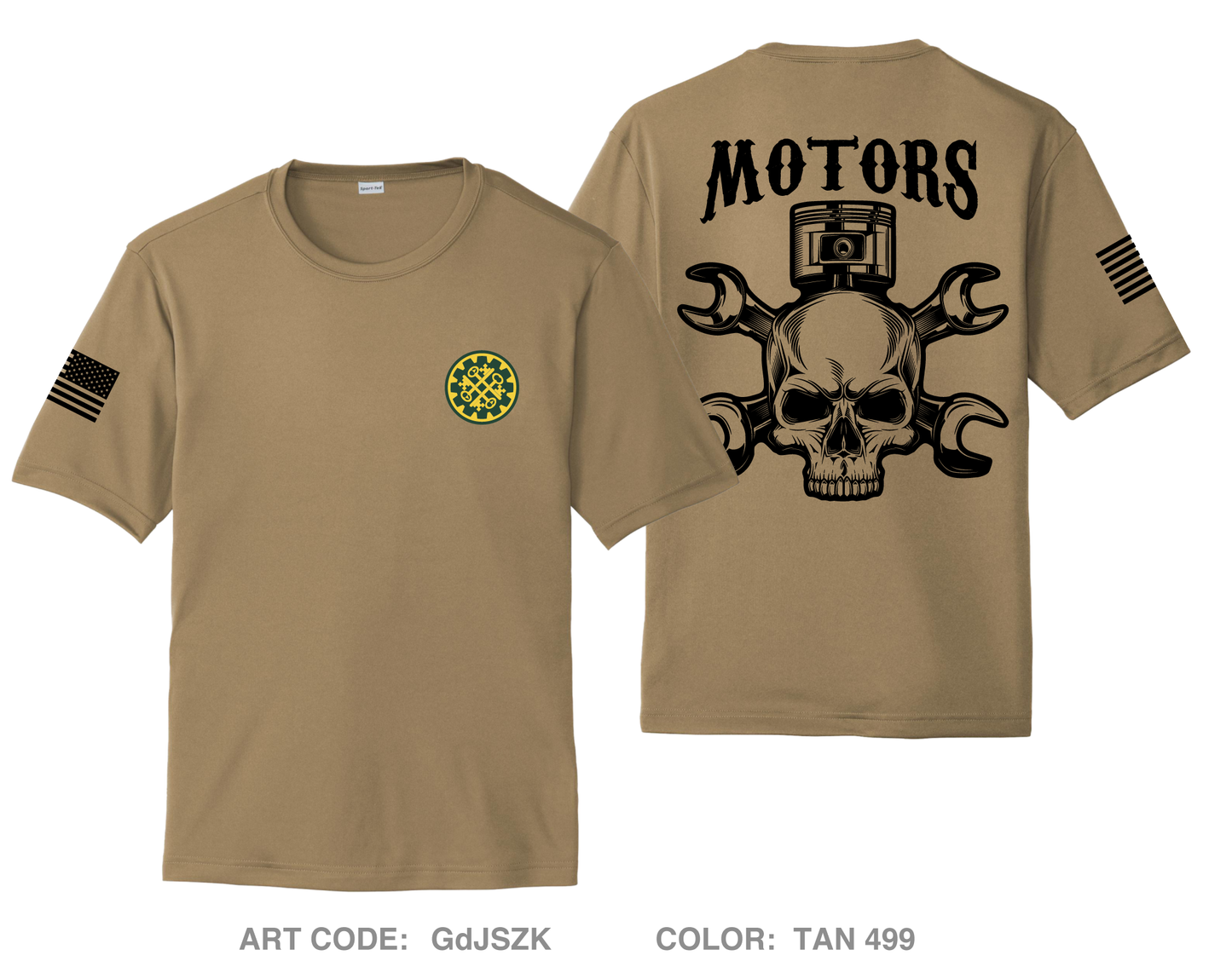 46th MP CO Store 1  Hi-Tech Performance Unisex SS Tee - GdJSZK