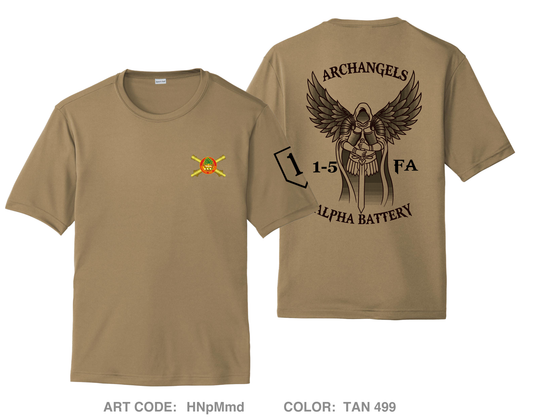 Alpha Battery Hi-Tech Performance Unisex SS Tee - HNpMmd