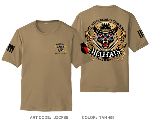 HHT/1-113 CAV Fundraising Collection Hi-Tech Performance Unisex SS Tee - JZCFSE