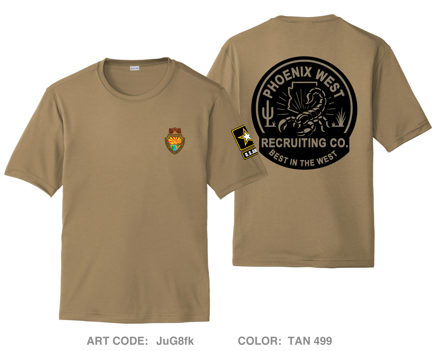 Phoenix West Recruiting Company Hi-Tech Performance Unisex SS Tee - JuG8fk