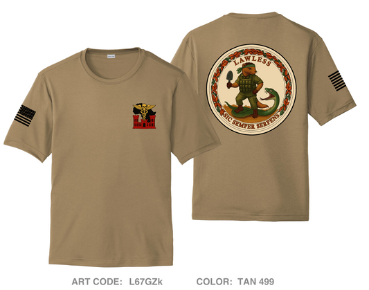 180th ESC Hi-Tech Performance Unisex SS Tee - L67GZk