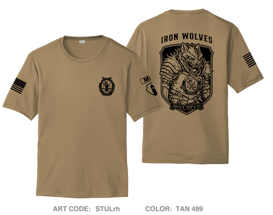 1st PLT, 301st MP CO Hi-Tech Performance Unisex SS Tee - STULrh