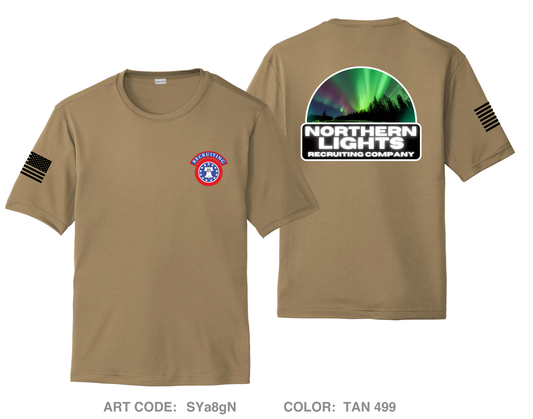 Northern Lights Recruiting Company Hi-Tech Performance Unisex SS Tee - SYa8gN