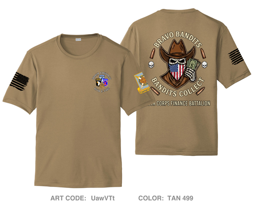 Bravo Company, 18th Corps Finance Battalion Fundraising Collection Hi-Tech Performance Unisex SS Tee - UawVTt