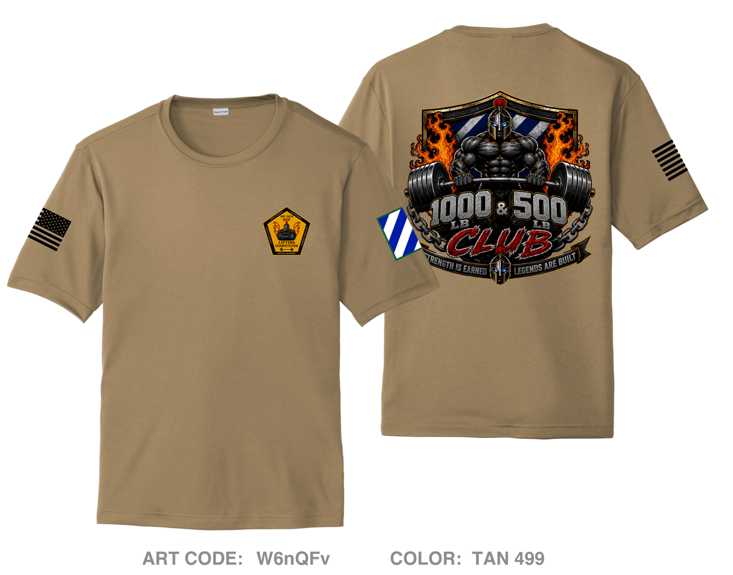 HHC, DSTB, 3DSB Hi-Tech Performance Unisex SS Tee - W6nQFv