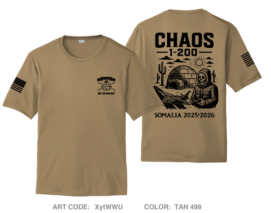 CHAOS Hi-Tech Performance Unisex SS Tee - XytWWU