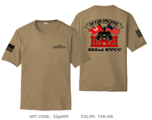 922nd EVCC Hi-Tech Performance Unisex SS Tee - Z2gbWR