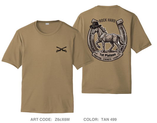 1st Platoon, Aztec Troop, 1-124 Hi-Tech Performance Unisex SS Tee - Z6cX6M