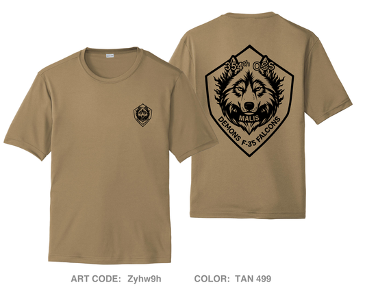 354 OSS MALIS Hi-Tech Performance Unisex SS Tee - Zyhw9h