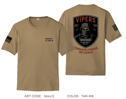 318th PSY-C Hi-Tech Performance Unisex SS Tee - bkzuVj