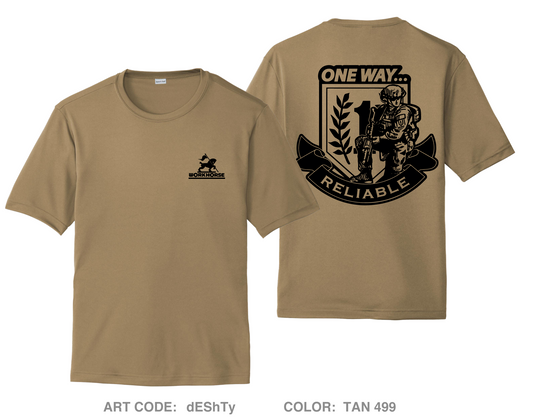511th Quartermaster Company Hi-Tech Performance Unisex SS Tee - dEShTy