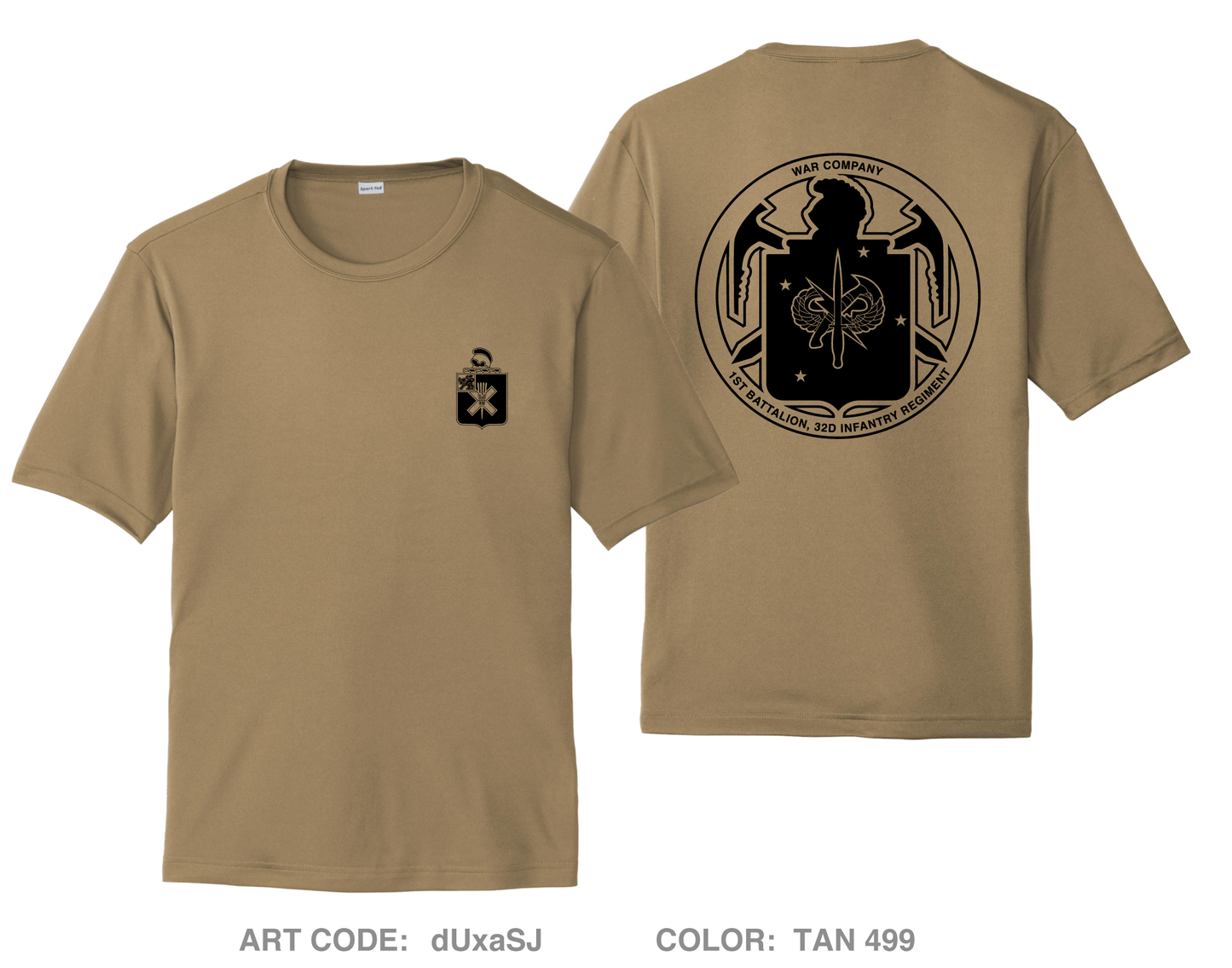 War Company Hi-Tech Performance Unisex SS Tee - dUxaSJ