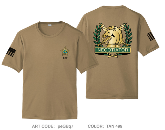 Sarasota County Sheriff's Office Hostage Negotiation Team "HNT" Hi-Tech Performance Unisex SS Tee - peQBq7