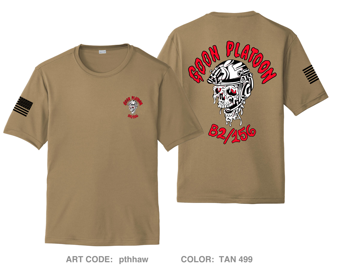 Goon Platoon Hi-Tech Performance Unisex SS Tee - pthhaw