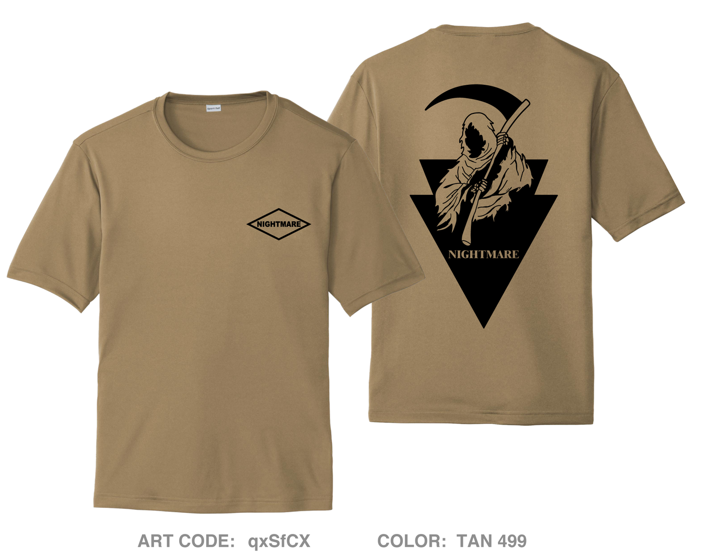 Nightmare Fundraising Collection Hi-Tech Performance Unisex SS Tee - qxSfCX