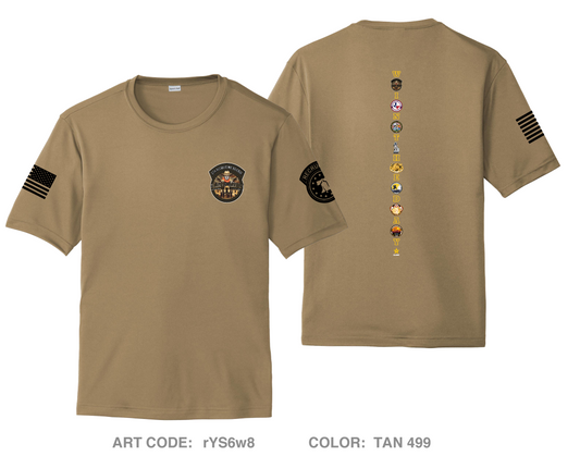 Alamo Warriors Hi-Tech Performance Unisex SS Tee - rYS6w8