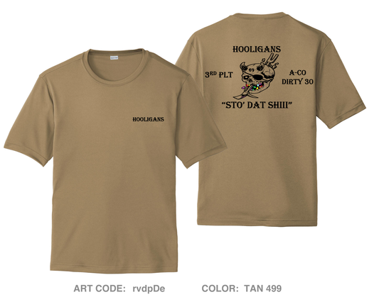 HOOLIGANS Store 1 Hi-Tech Performance Unisex SS Tee - rvdpDe
