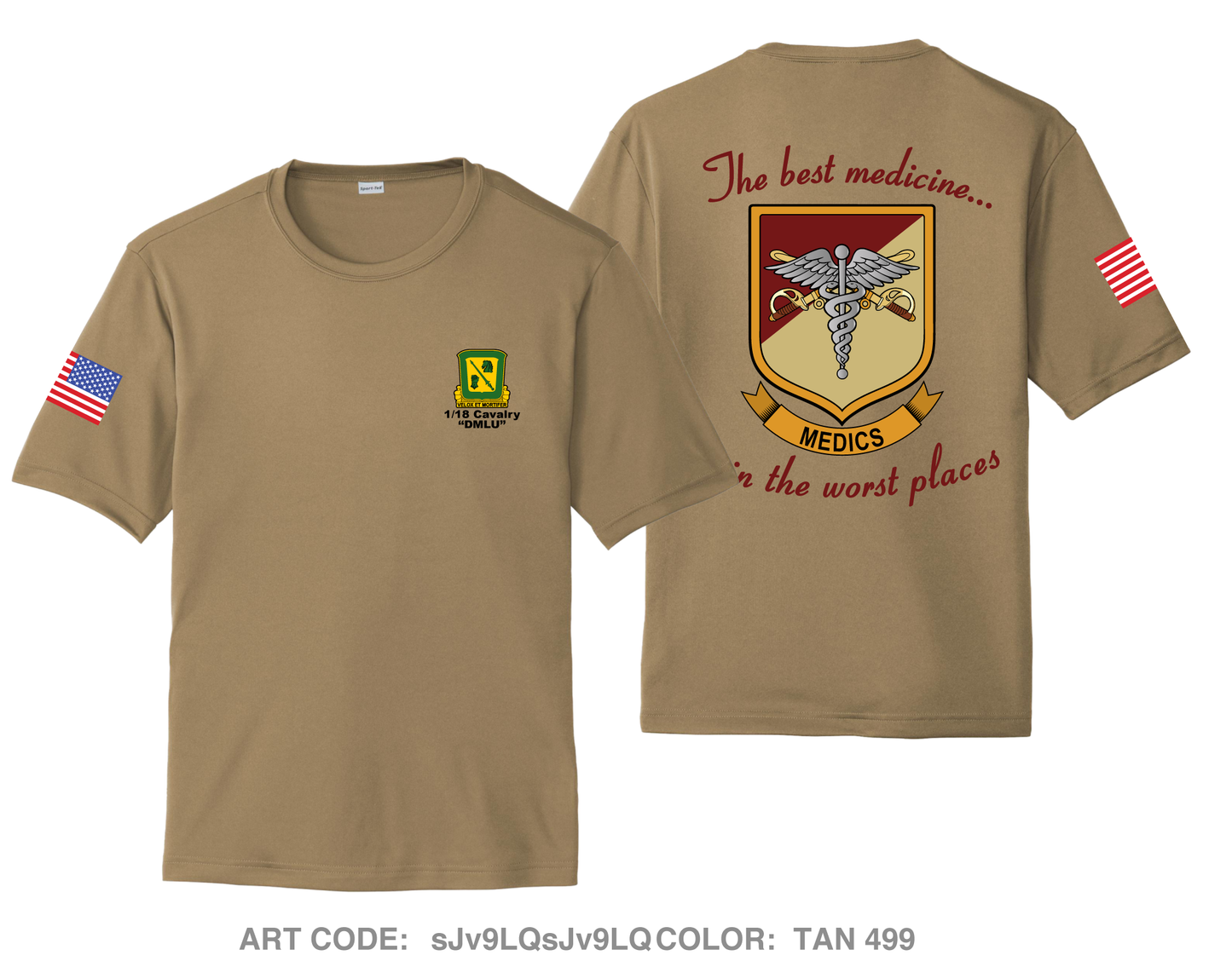 1/18 CAV Medics Hi-Tech Performance Unisex SS Tee - sJv9LQ