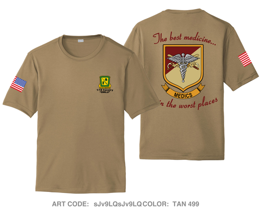 1/18 CAV Medics Hi-Tech Performance Unisex SS Tee - sJv9LQ